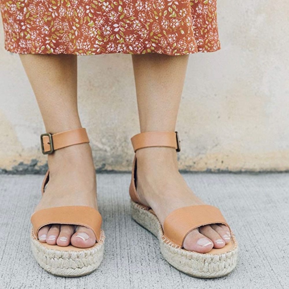 Soludos Cadiz Leather Espadrille Sandals